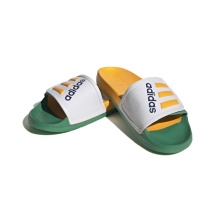 adidas Badeschuhe Adilette TND (Klettverschluss, Cloudfoam Zwischensohle) grün/gelb/weiss